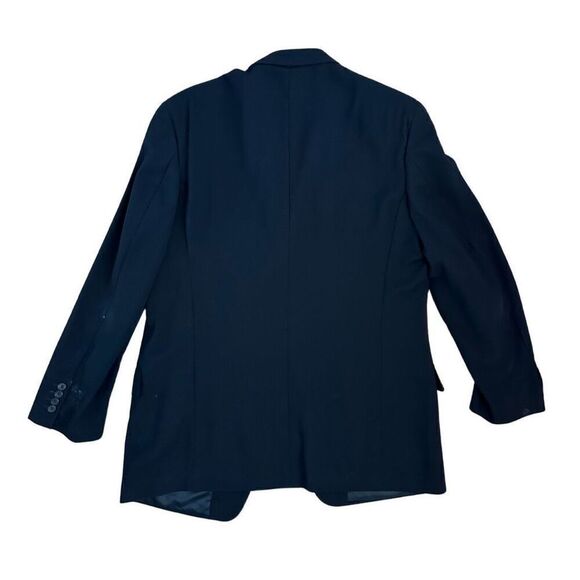 Calvin Klein Mens Black Three Button Sport Coat Blazer Jacket Size 42L - Picture 2 of 5